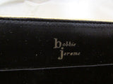 Vintage Bobbie Jerome Black Velvet Clutch