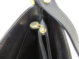 Rinaldi Black Pebble Leather Crossbody Purse