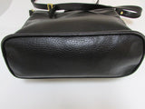 Rinaldi Black Pebble Leather Crossbody Purse