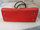 La Terre Fashion Limited Vegan Red and Black Satchel