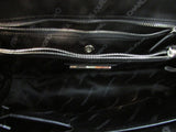 Charles Jourdan Black Croc Leather Satchel