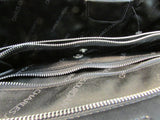 Charles Jourdan Black Croc Leather Satchel