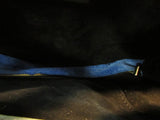 Mezzi Baby Blue Suede and Pebble Leather Carezza Envelope Clutch