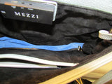 Mezzi Baby Blue Suede and Pebble Leather Carezza Envelope Clutch