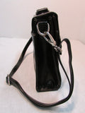 Giani Bernini Black Leather Crossbody Bag