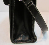 Giani Bernini Black Leather Crossbody Bag