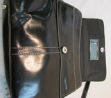 Giani Bernini Black Leather Crossbody Bag