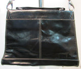 Giani Bernini Black Leather Crossbody Bag