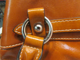 Giani Bernini Brown Leather Satchel Bag