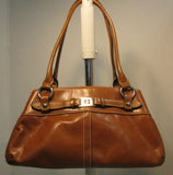 Giani Bernini Brown Leather Satchel Bag