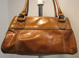 Giani Bernini Brown Leather Satchel Bag