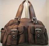 Vintage Michael Michael Kors Brown Pebble Leather Handbag