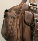 Vintage Michael Michael Kors Brown Pebble Leather Handbag