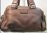 Vintage Michael Michael Kors Brown Pebble Leather Handbag