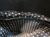 Lulu by Lulu Guiness Black Pebble Vinyl Bow Handbag