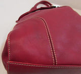 Kenneth Cole New York Red Leather Shoulder Bag