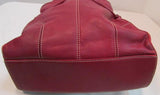 Kenneth Cole New York Red Leather Shoulder Bag