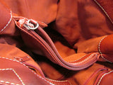 Kenneth Cole New York Red Leather Shoulder Bag