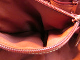 Kenneth Cole New York Red Leather Shoulder Bag
