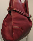 Kenneth Cole New York Red Leather Shoulder Bag
