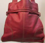 Kenneth Cole New York Red Leather Shoulder Bag