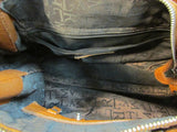 Lamarthe Paris Brown Pebble Leather Shoulder Bag