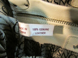 Monsac Original White Leather Shoulder Purse