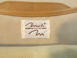 Marlo Beige Canvas with Tan Leather Shoulder Bag