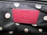 Ann Klein Burgundy Pebble Leather Shoulder Bag