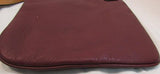 Michael Kors Burgundy Pebble Leather Crossbody Bag