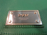 DKNY Green Pebble Leather Crossbody