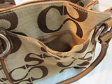 Sophia Caperelli Signature Canvas Shoulder Bag