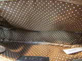 Chico's Taupe Snakeskin Print Vinyl Shoulder Purse