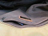 Alfred Durante Tan and Brown Faux Leather Satchel