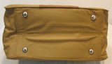 Alfred Durante Tan and Brown Faux Leather Satchel