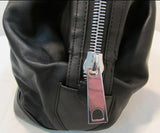Zara Woman Black Leather Luggage Tote