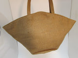 Paolo Masi Brown Leather and Linen Shoulder Bag - NWT