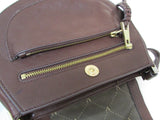 Vince Camuto Black Cherry Pebble Leather Crossbody