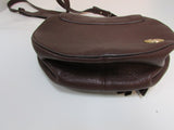 Vince Camuto Black Cherry Pebble Leather Crossbody