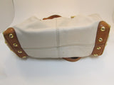 Michael Kors Cream Pebble Leather Shoulder Bag