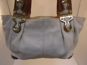 Michael Kors Cream Pebble Leather Shoulder Bag