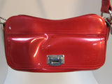 Beijo Red Vinyl Shoulder Bag - NWT