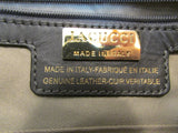 Iacucci Made in Italy Gray Genuine Leather Satchel