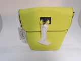 Isabelle Yellow Pebble Vegan Leather Crossbody - NWT