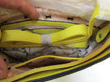 Isabelle Yellow Pebble Vegan Leather Crossbody - NWT