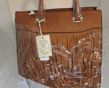 Isabelle Brown Pebble Vegan Leather Satchel - NWT