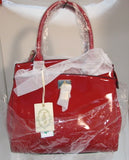 Isabelle Red Lead Free Vegan Leather Satchel - NWT