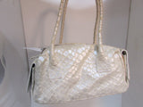 Coccinelle Hand Crafted Cream Leather Handbag - NWT