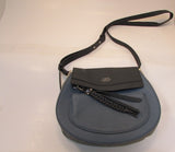 Vince Camuto Pebble Leather Two Blue Tones with Gray Crossbody Purse