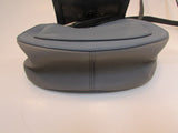 Vince Camuto Pebble Leather Two Blue Tones with Gray Crossbody Purse